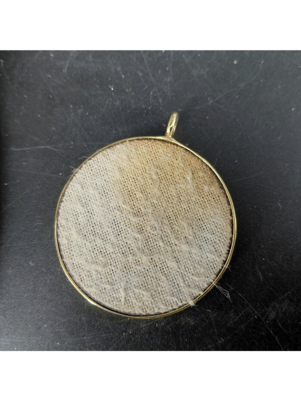 Nikken Gold Tone Round Pendant Logo Medallion Necklace Charm Jewelry USA - Picture 4 of 6